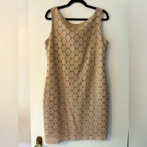 RSVP Lovely V-Back Sheath Dress (Size 12)